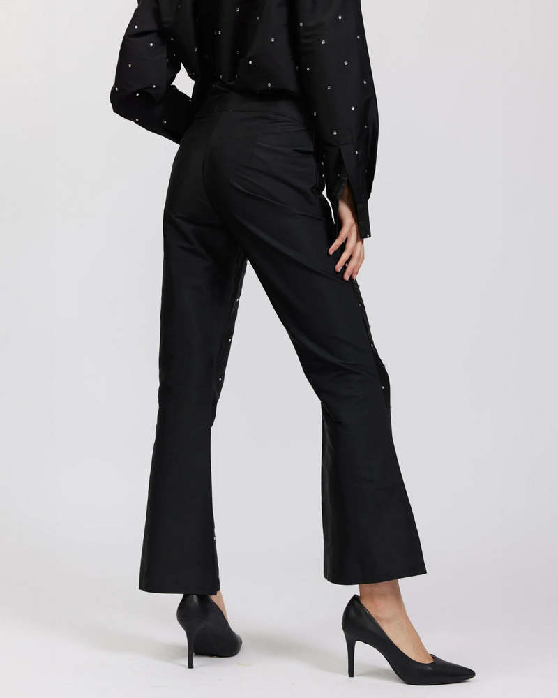 BATSHEVA Lawyer Pant - Black Rhinestone