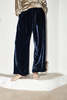 Datura Silk Velvet Judo Pants - Midnight Blue - Thumbnail 3