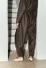 Datura Mocha Boiled Wool Kendo Pants - Thumbnail 4