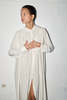 Datura Silk Babel Caftan - Nata - Thumbnail 5