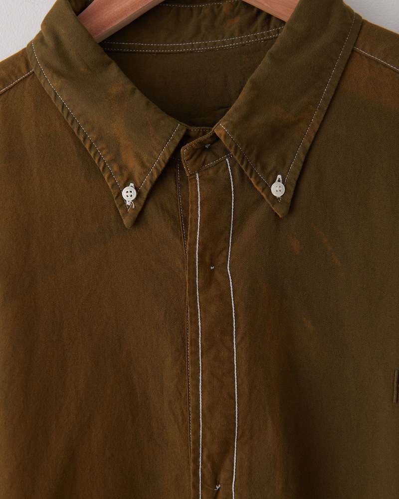 Hed Mayner Switched Buttoned Shirt | Garmentory