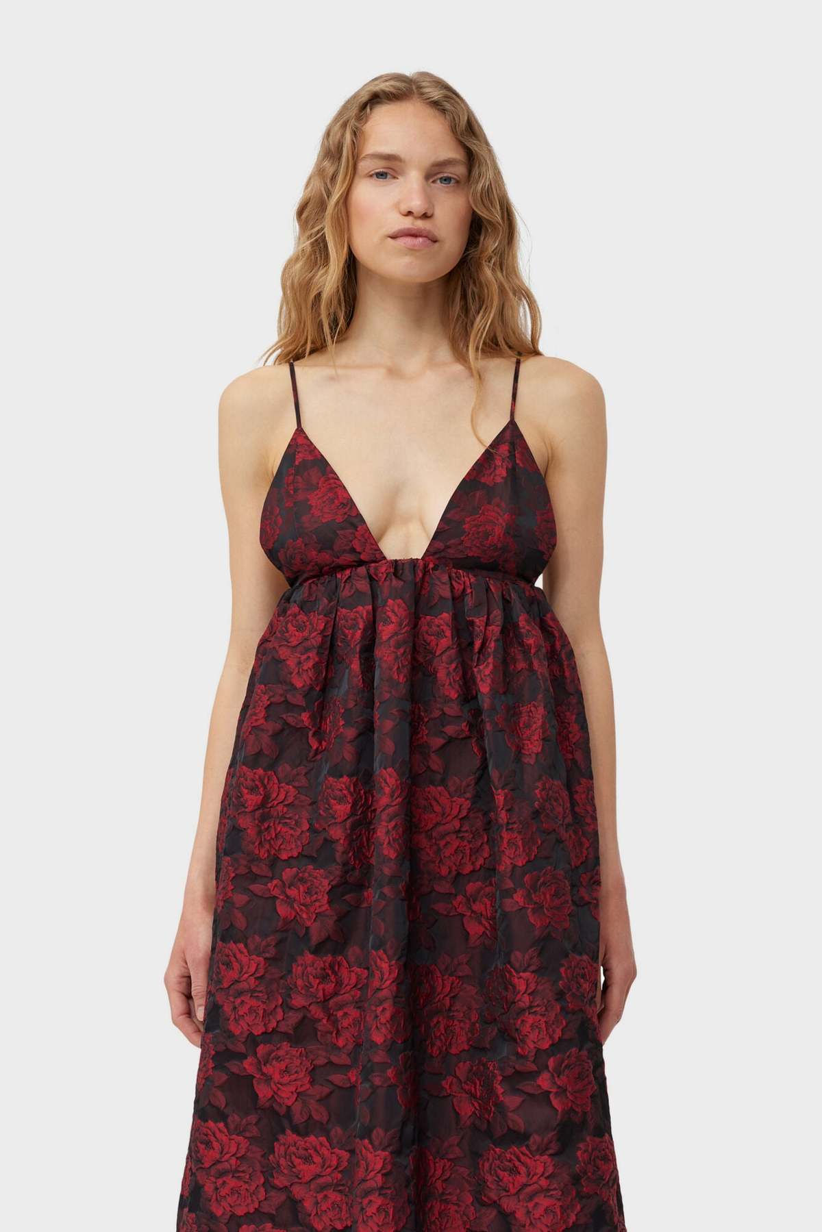 eloise lace up midi dress Petal and Pup Women's Eloise Dress