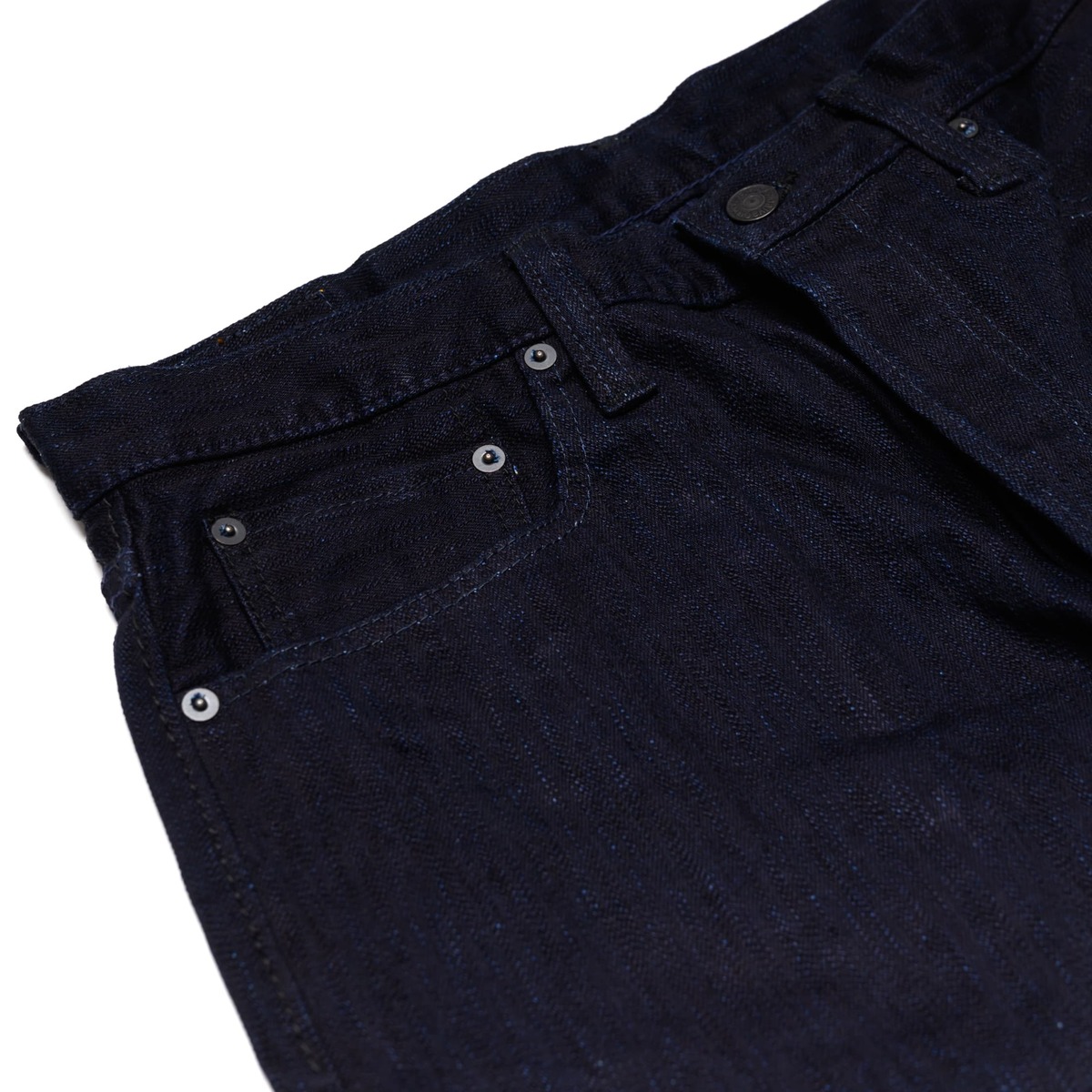 Pure Blue Japan Relaxed Tapered 13oz Extra Slub Stretch Selvedge Denim - Double Indigo - Image 6 of 10
