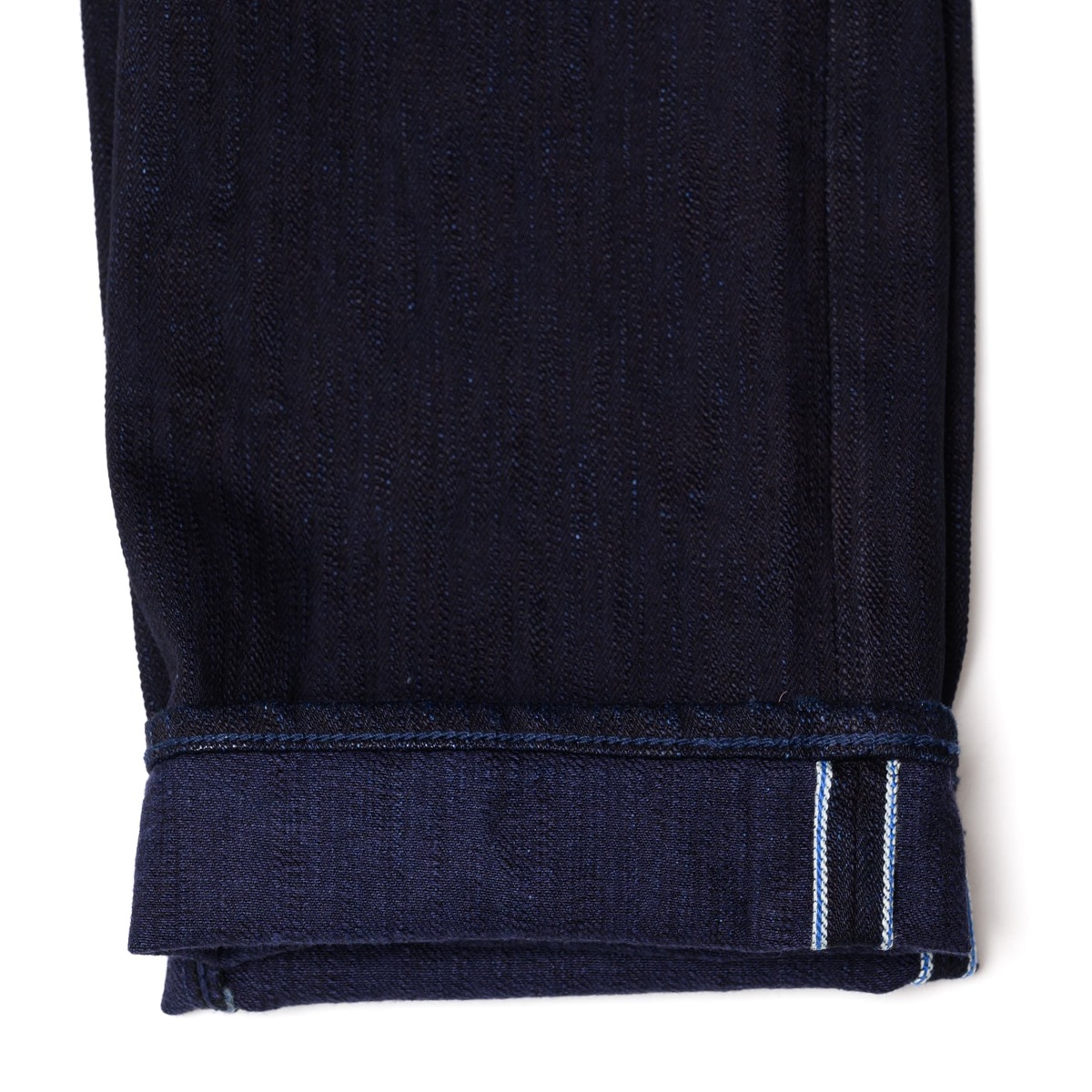 Pure Blue Japan Relaxed Tapered 13oz Extra Slub Stretch Selvedge Denim - Double Indigo - Image 10 of 10