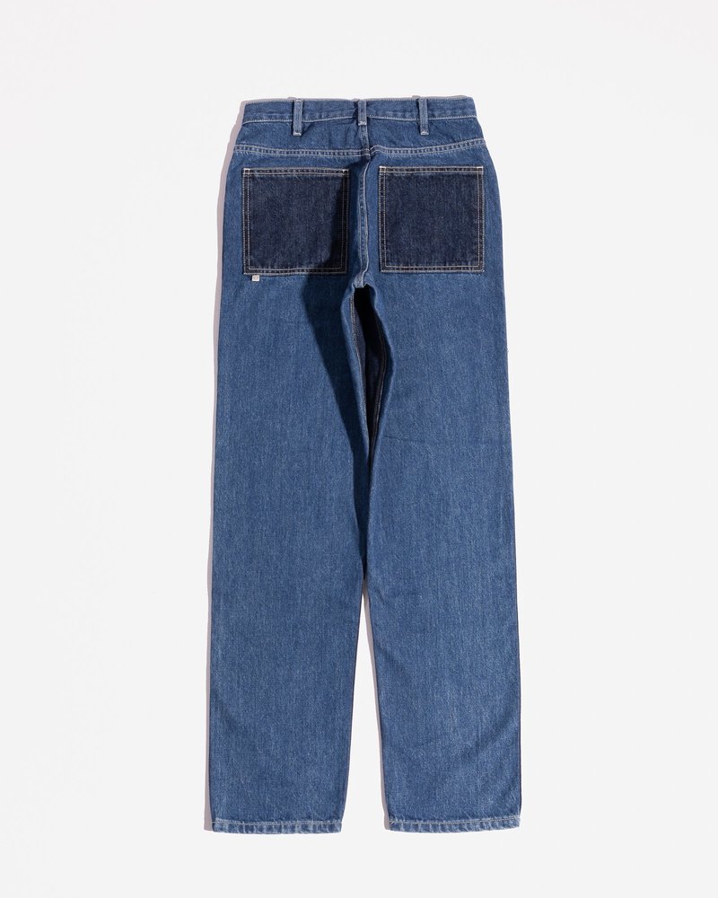 Paa Paa Four Pocket Denim Jeans - Indigo Combo | Garmentory