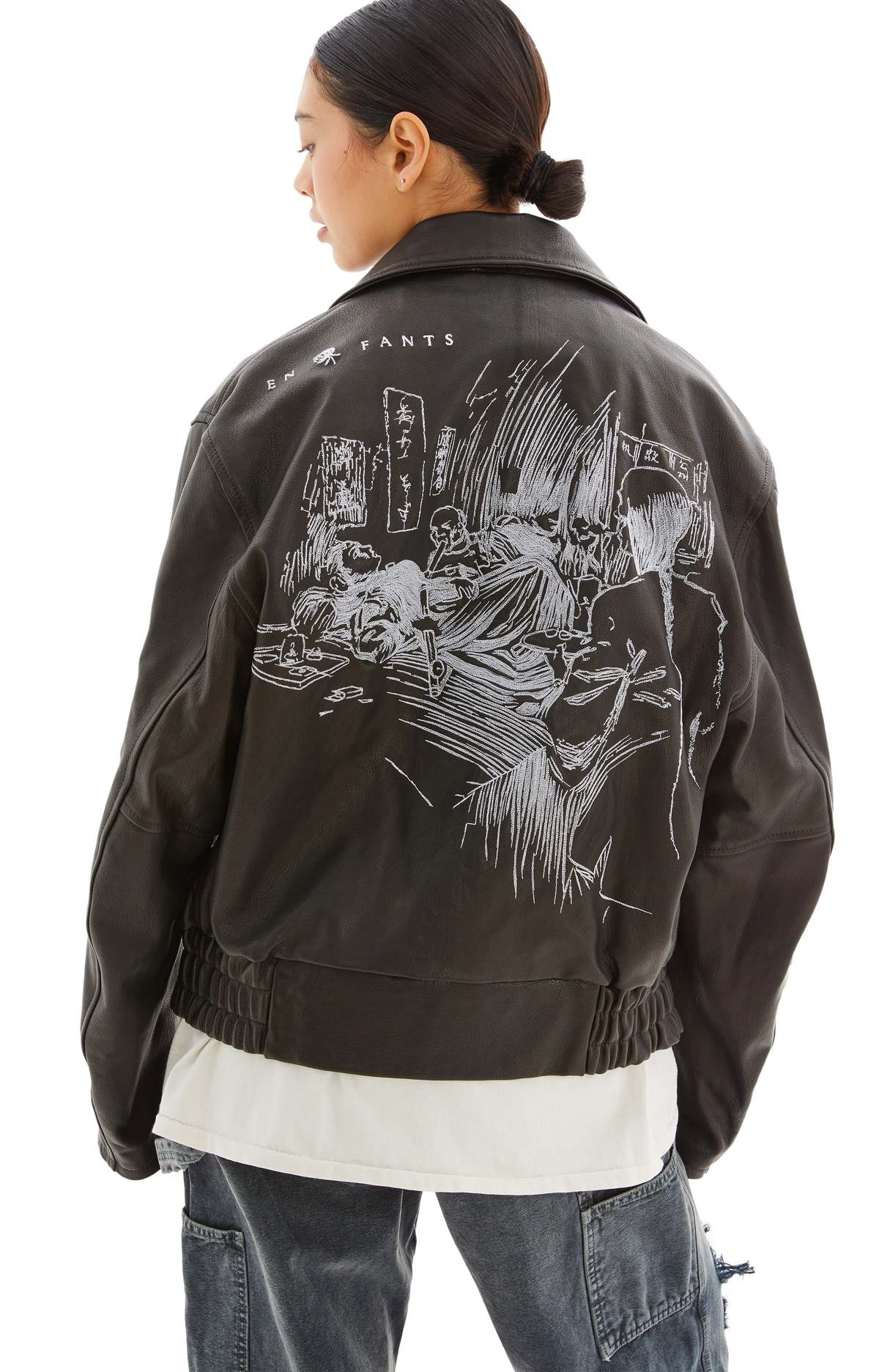 Enfants Riches Déprimés Opium Den Frank Jacket - Black/White 