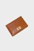 Ganni Bou Card Holder - Caramel Caf - Thumbnail 1