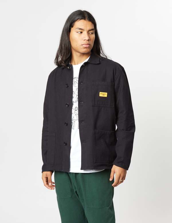 Service Works Moleskin Coverall Jacket - Black | Garmentory
