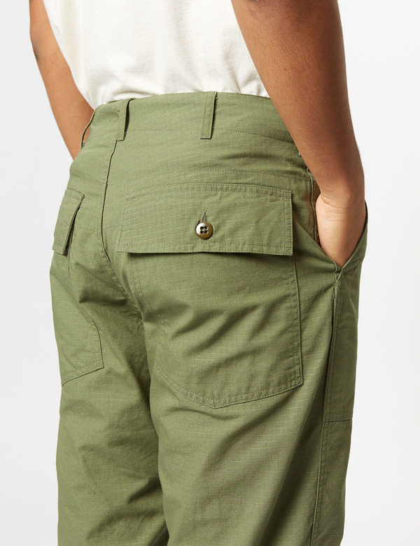 Engineered Garments Relaxed Fatigue Pant - Olive Green | Garmentory