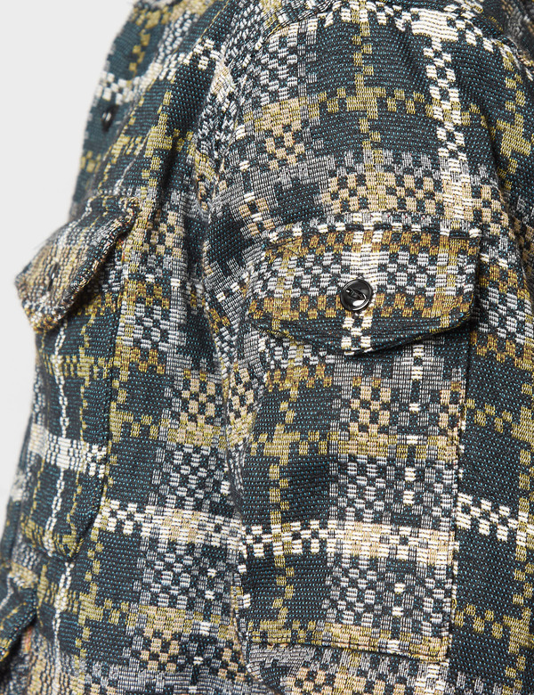 Engineered Garments North Western Shirt - Black/Tan | Garmentory