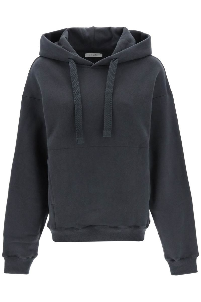 LEMAIRE(ルメール) FLEECE SWEATSHIRT レディース Lemaire-hoodie-in-fleece-back-