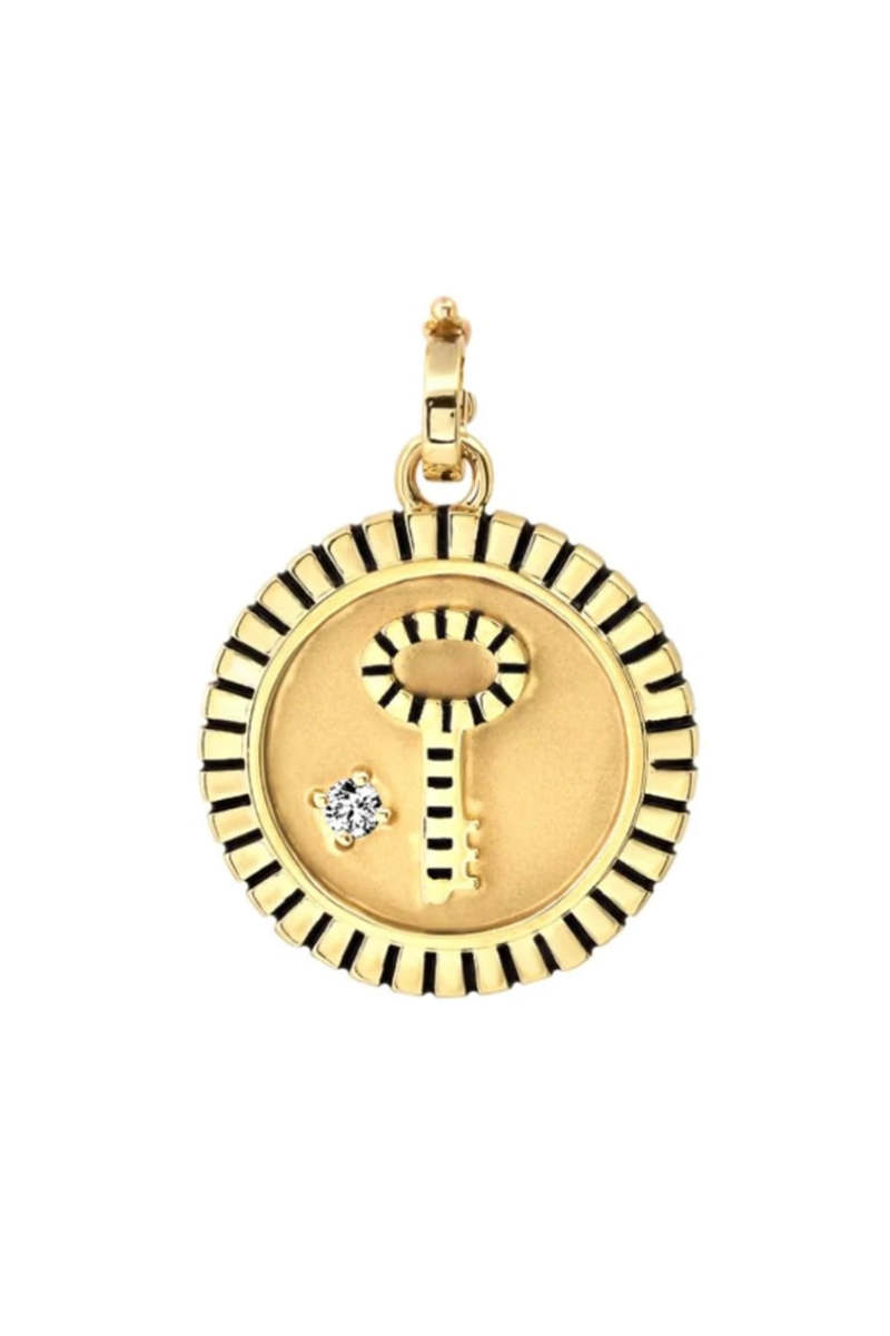 Helena Rose Key Pendant jewelry Yellow Gold on Garmentory