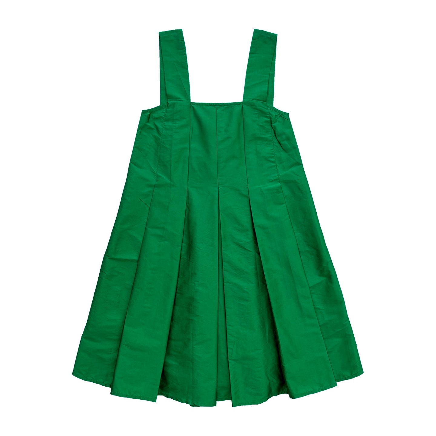 Ali Golden Pleated Mini Dress - Kelly Green | Garmentory