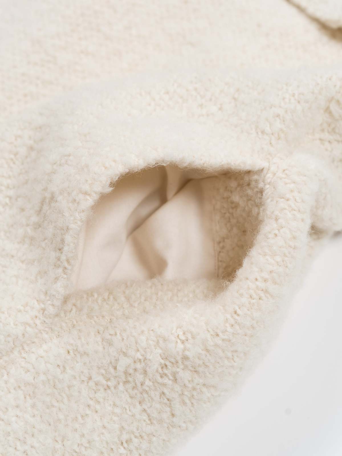 トップス AURALEE Alpaca Wool Leno Cloth P/O Parka Auralee Alpaca Wool Leno Cloth P/O Parka - Ivory White