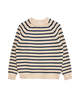 demylee Phoebe Stripe Sweater - Natural/Navy - Thumbnail 1