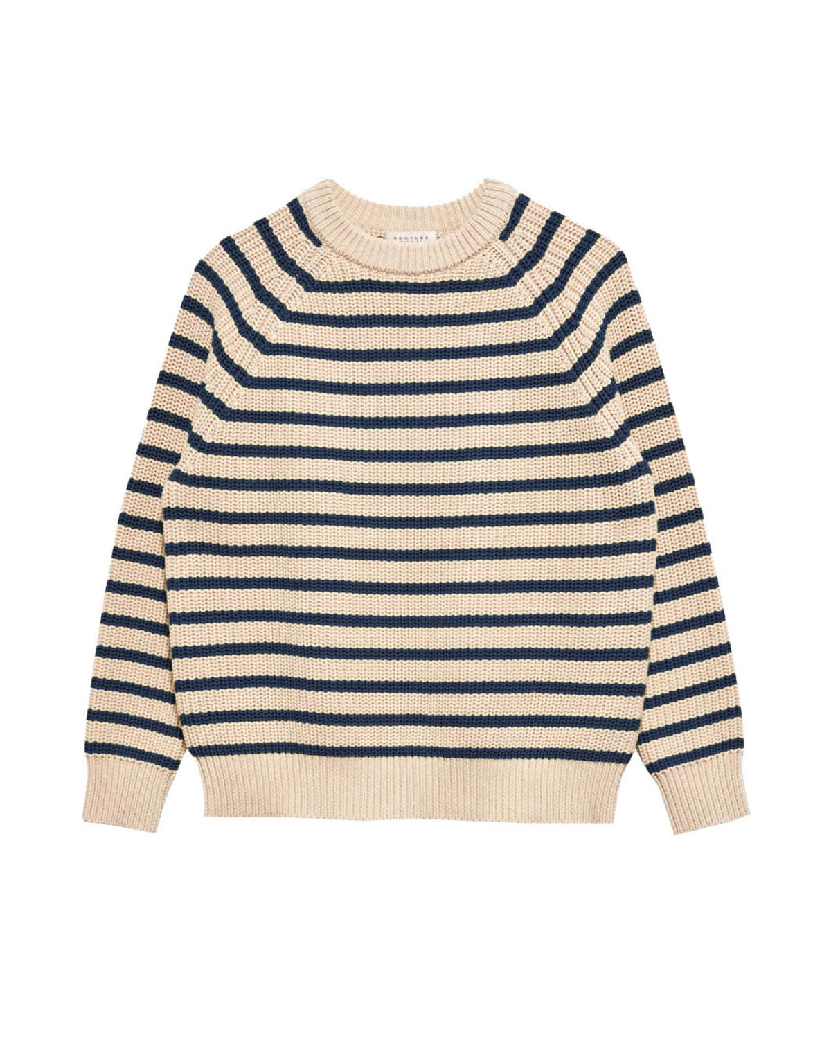 demylee Phoebe Stripe Sweater - Natural/Navy - Image 1 of 2