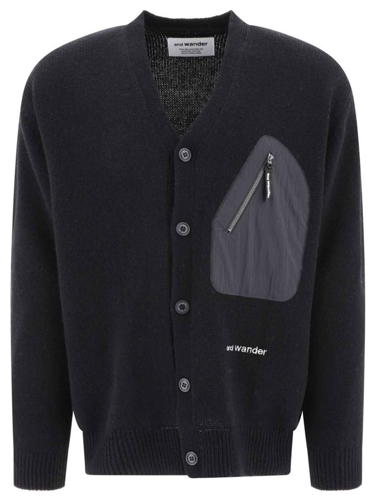 AND WANDER Shetland wool cardigan | Garmentory