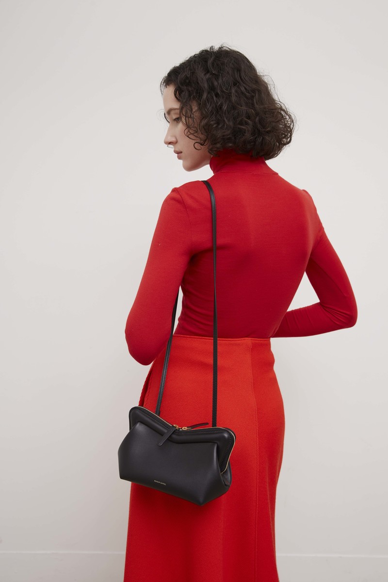 Mansur Gavriel Flamma Checker Mansur Gavriel Mini M Frame Bag