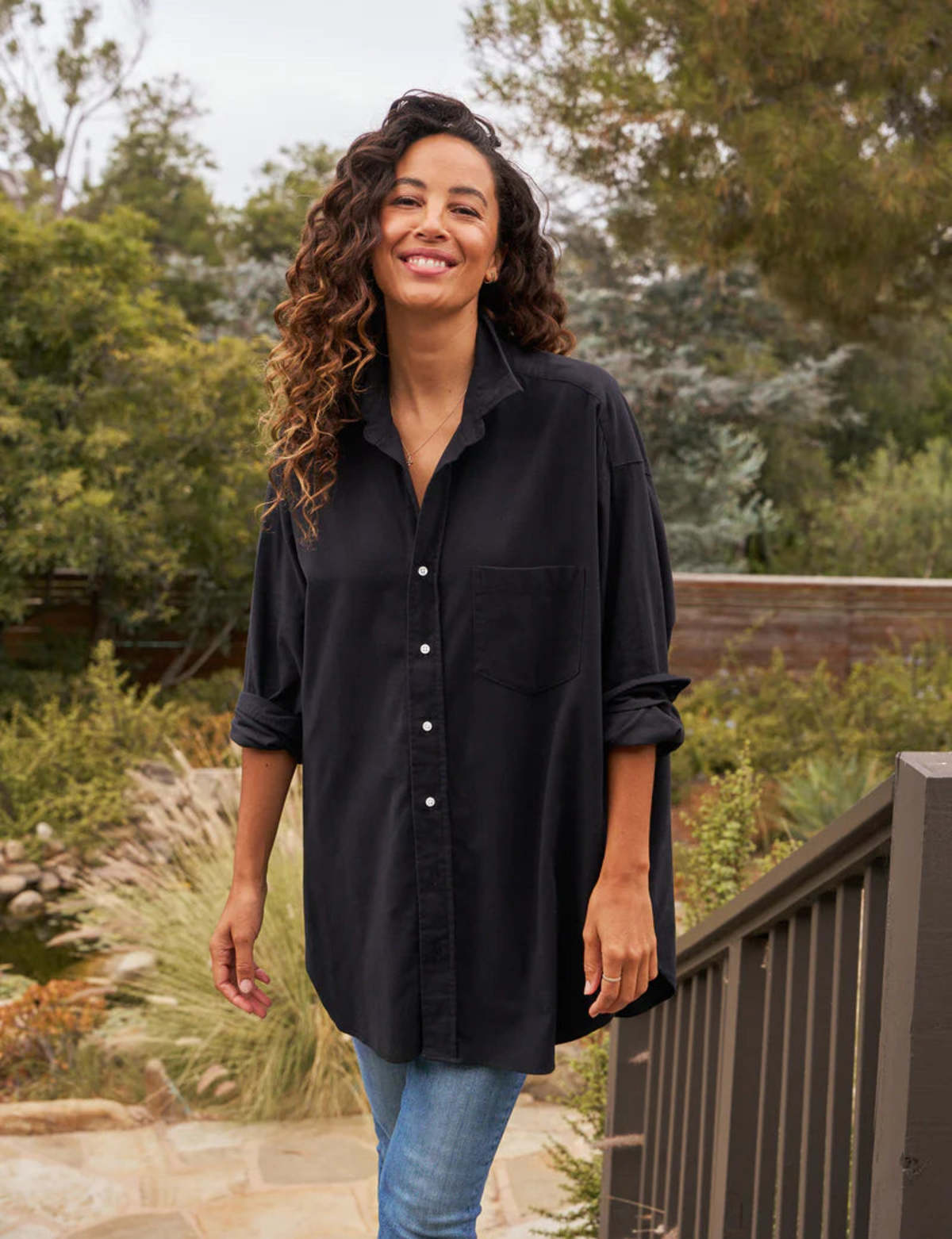 Frank & Eileen Mackenzie Flannel Shirt - Black | Garmentory