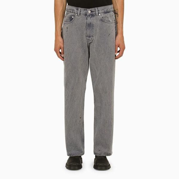 Our Legacy Regular grey washed denim jeans Garmentory