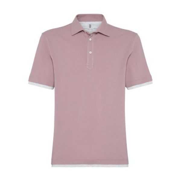 Brunello Cucinelli Polo with Faux-Layering | Garmentory