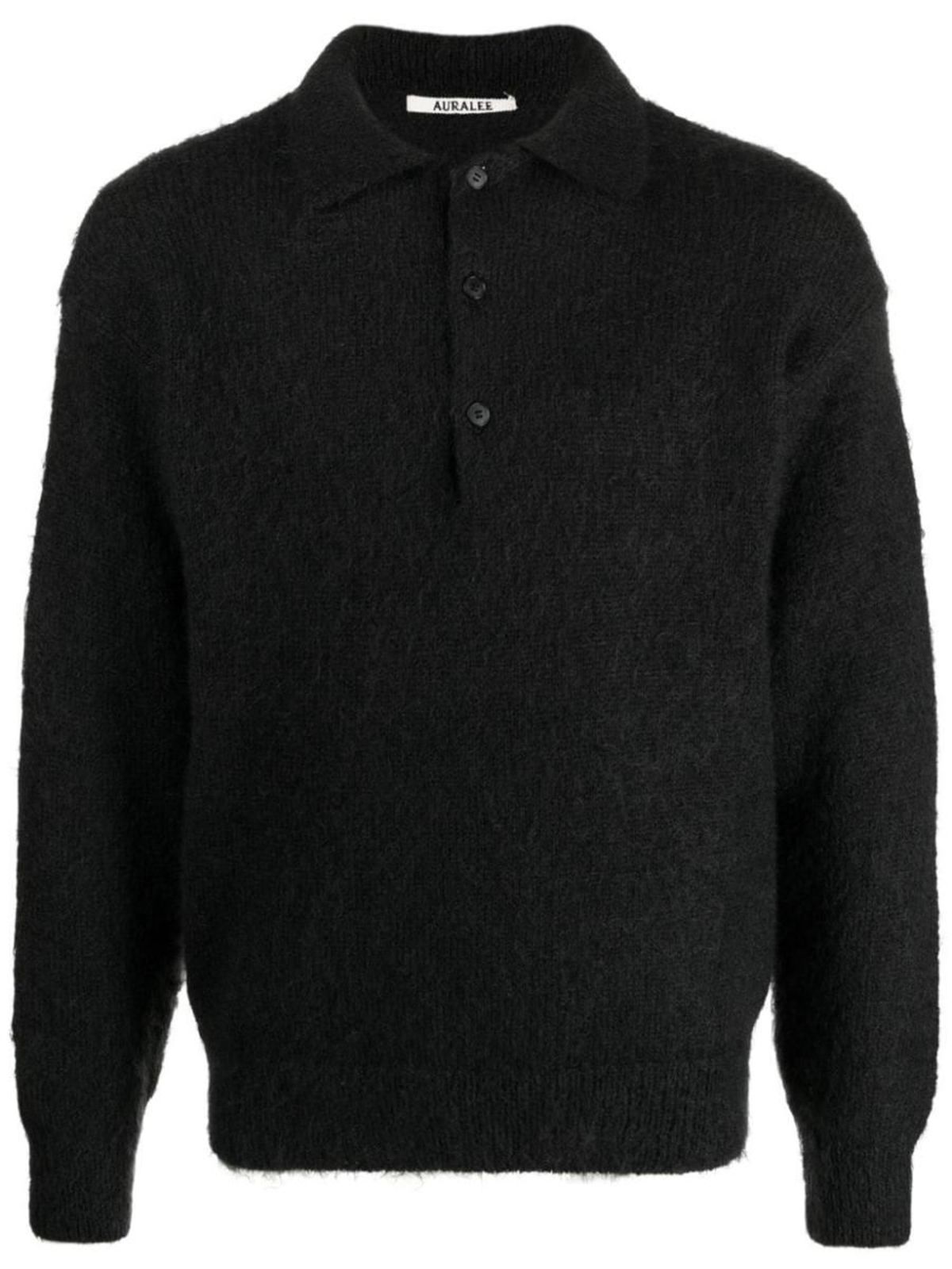 Auralee Lana polo shirt - Black | Garmentory