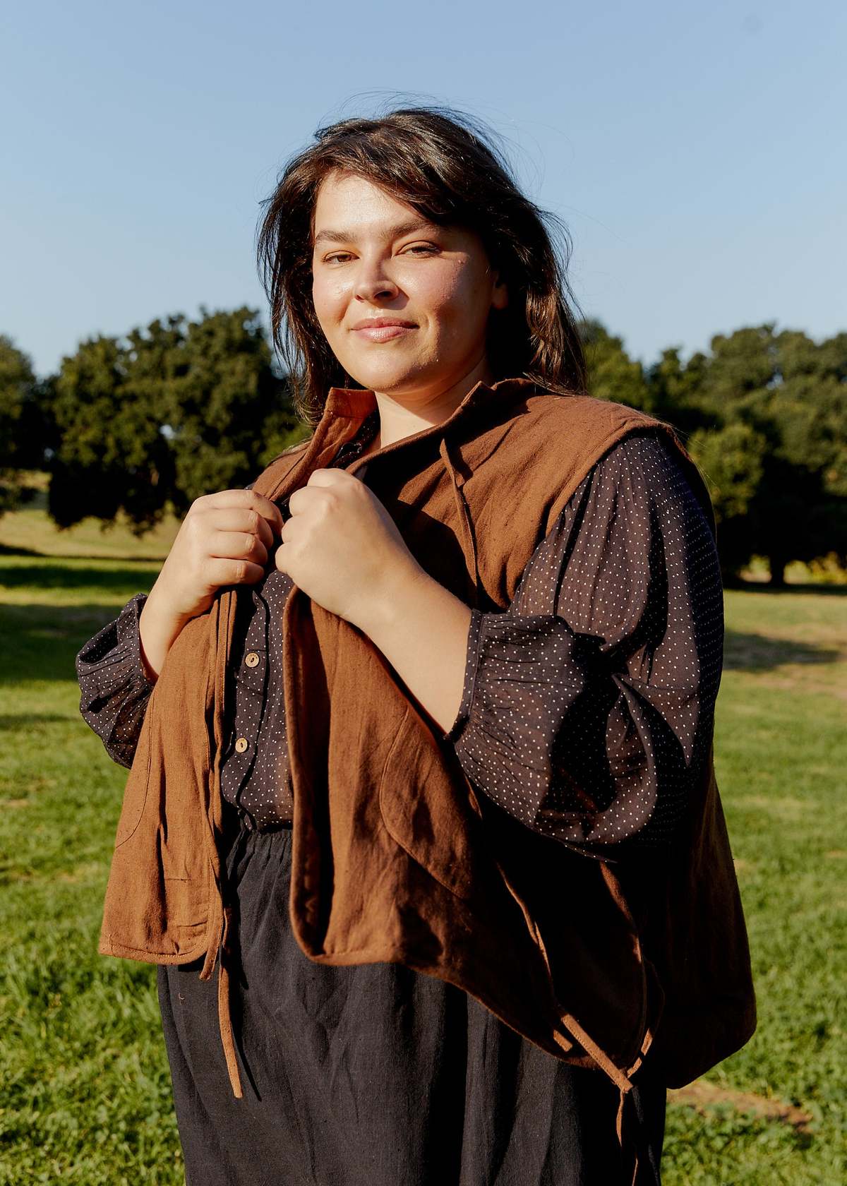 Eden Waistcoat Chocolate