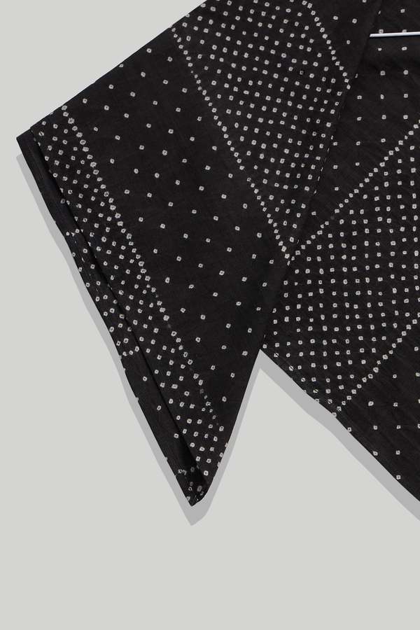 black tie dye bandana