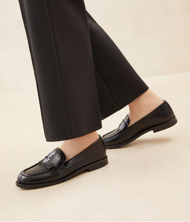 Loeffler Randall Rachel Leather Loafer - Black | Garmentory display picture 3