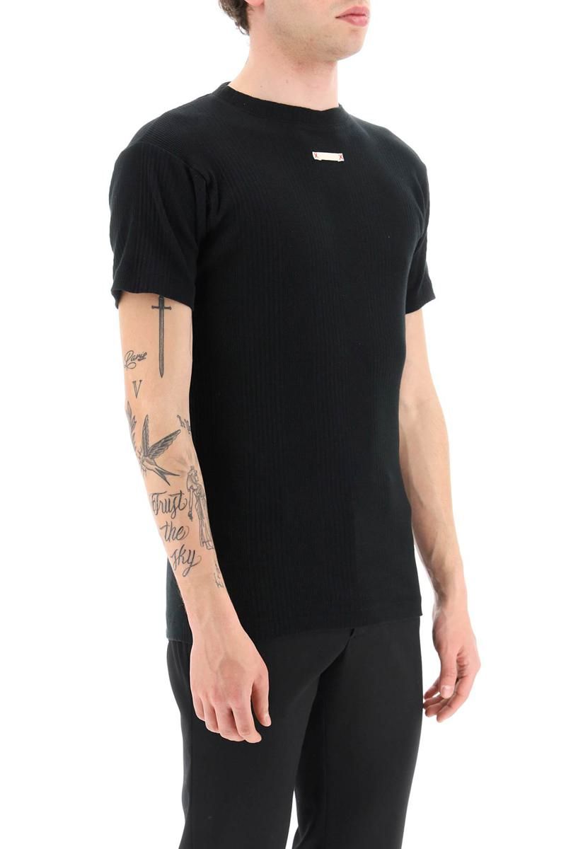 Maison Margiela Fancy Rib T-Shirt Tシャツ Maison Margiela Fancy rib T-shirt | REVERSIBLE
