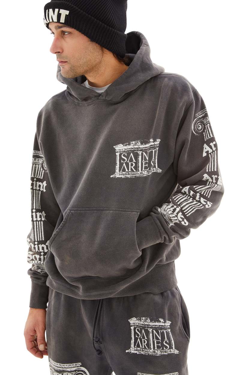 Saint Michael St. Aries Hoodie - Black | Garmentory