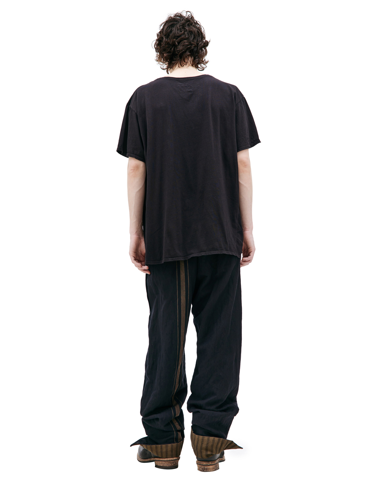 greg lauren Logo printed t shirt - Black | Garmentory