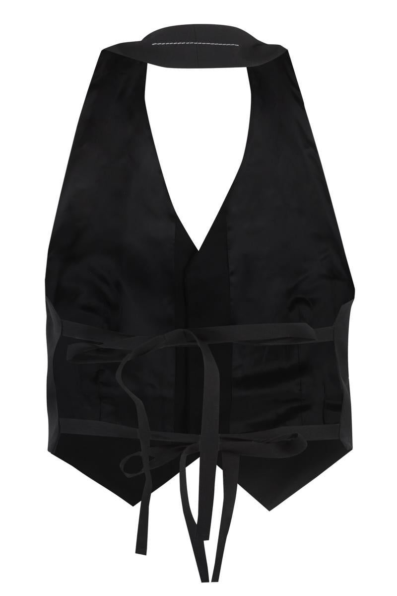 【関税&送料込】Mm6 Maison Margiela Single-Breasted Vest MM6 Maison Margiela Single-breasted Vest | italist