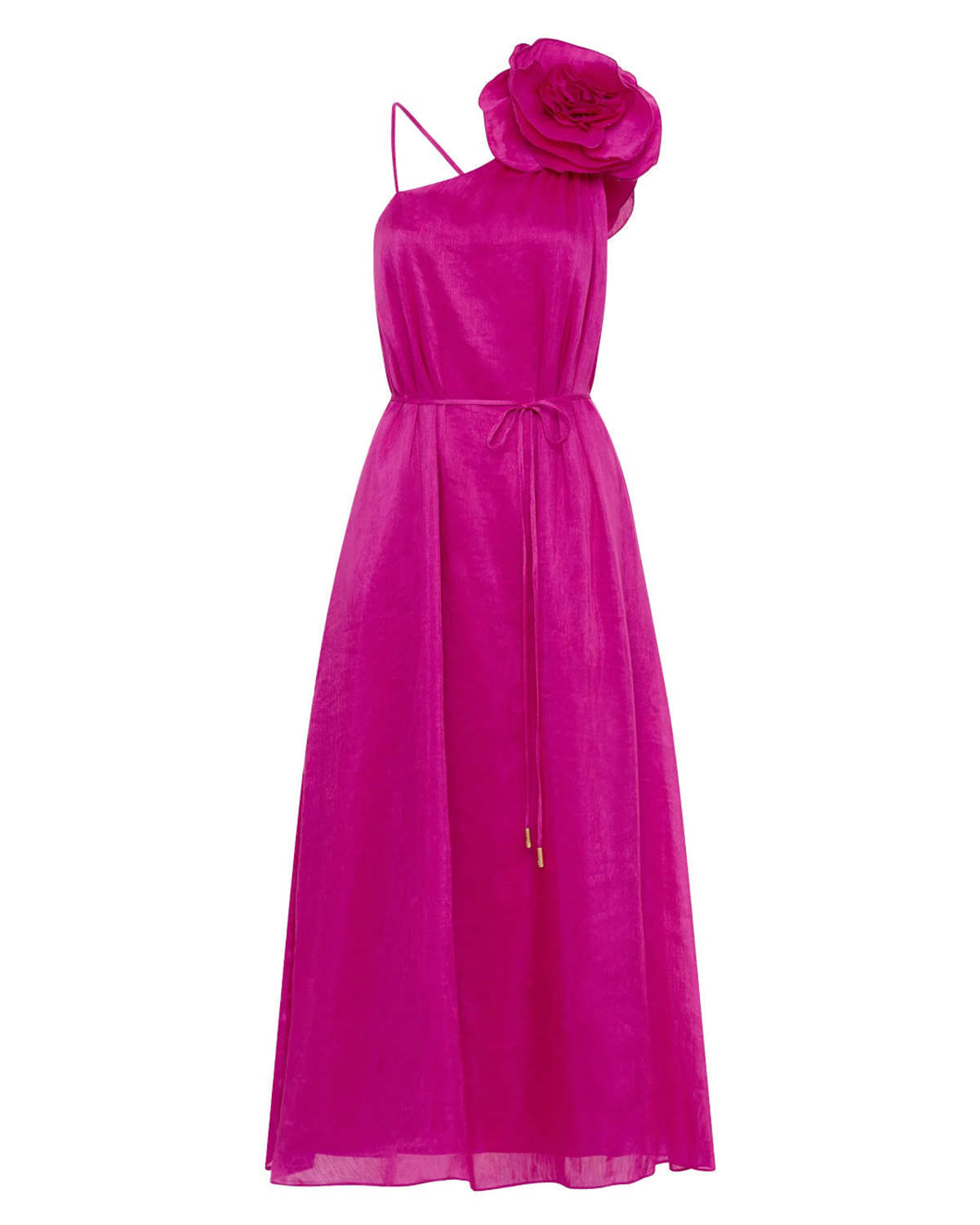 knee length dresses for ladies Fleur Pleated Gown | Collage Floral main image 0