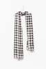 World of Crow Hand-spun Stole with Tassels - Buffalo Checkered - Thumbnail 1