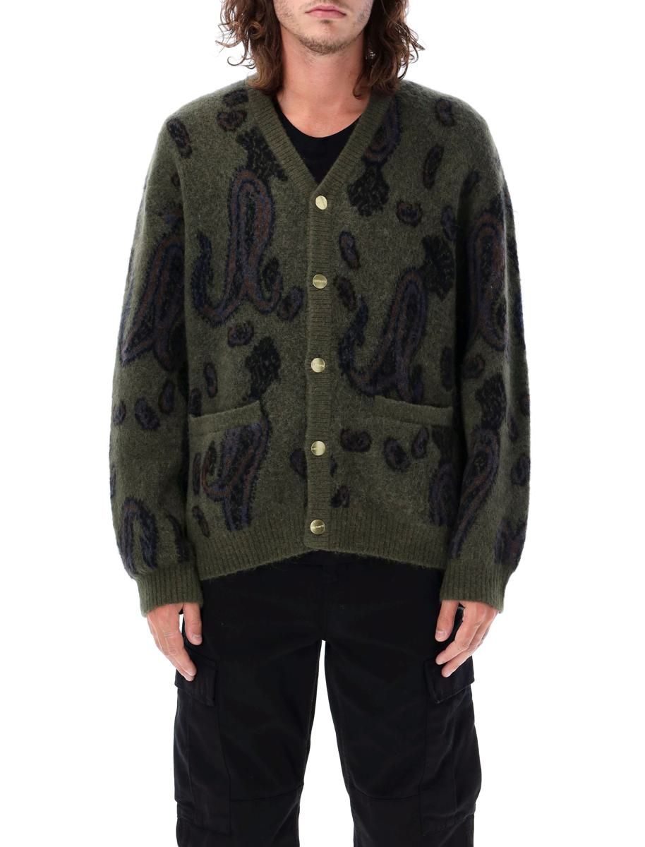 トップス Carhartt wip MEDFORD SWEATER Carhartt Wip Medford Sweater Green Pullovers Carhartt WIP
