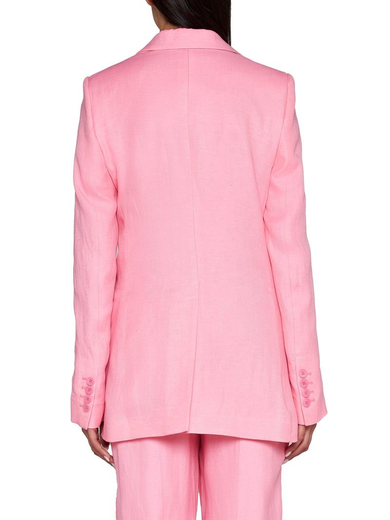 STELLA MCCARTNEY Single-Breasted Blazer - Pink | Garmentory