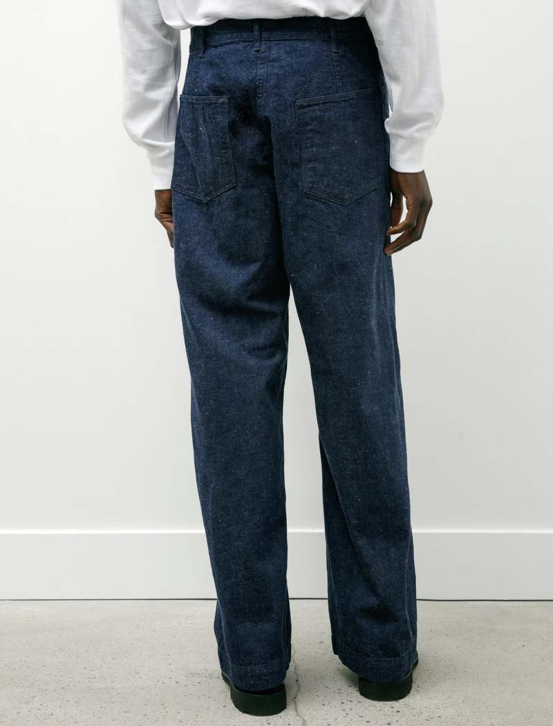 Orslow US Side Seamless Denim Pants - Blue