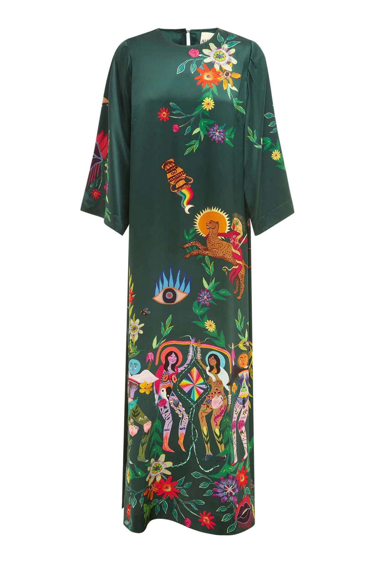 alemais agatha midi dress Alemais Agatha Dress - Teal