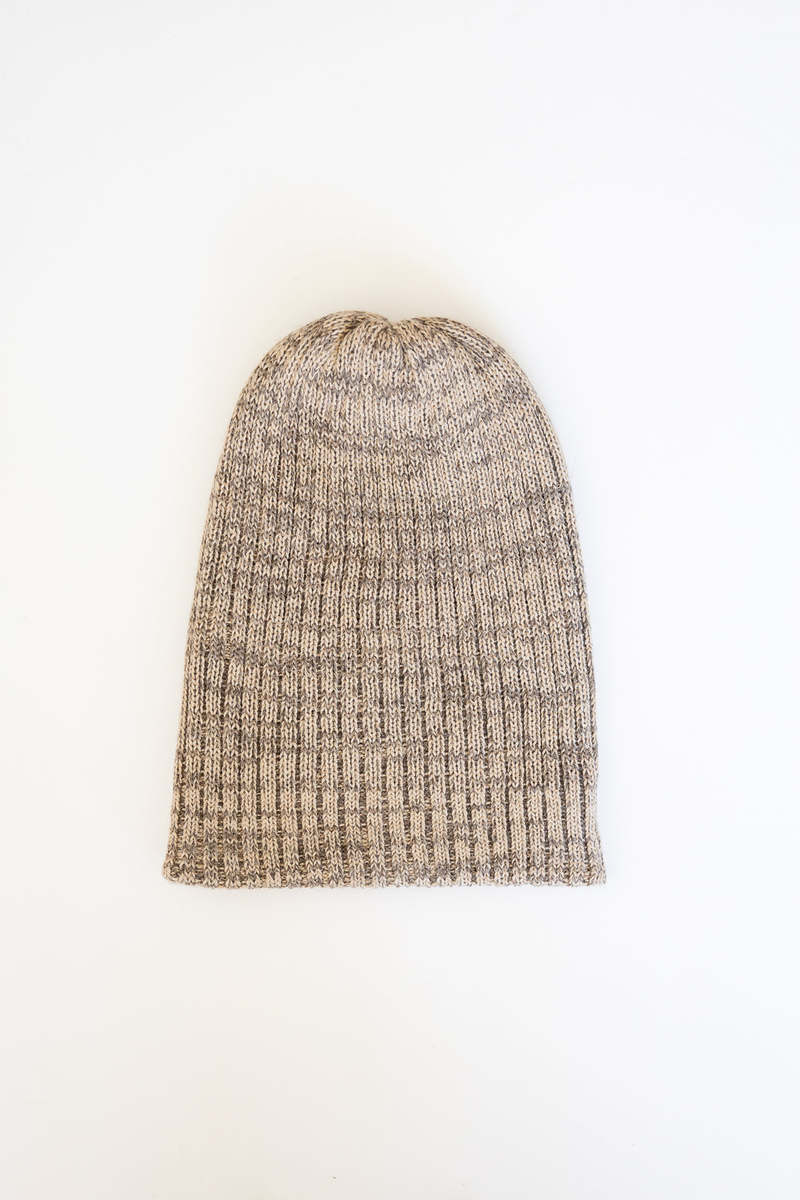 Wol Hide Marled Rib Hat - Sandstone | Garmentory display picture 2