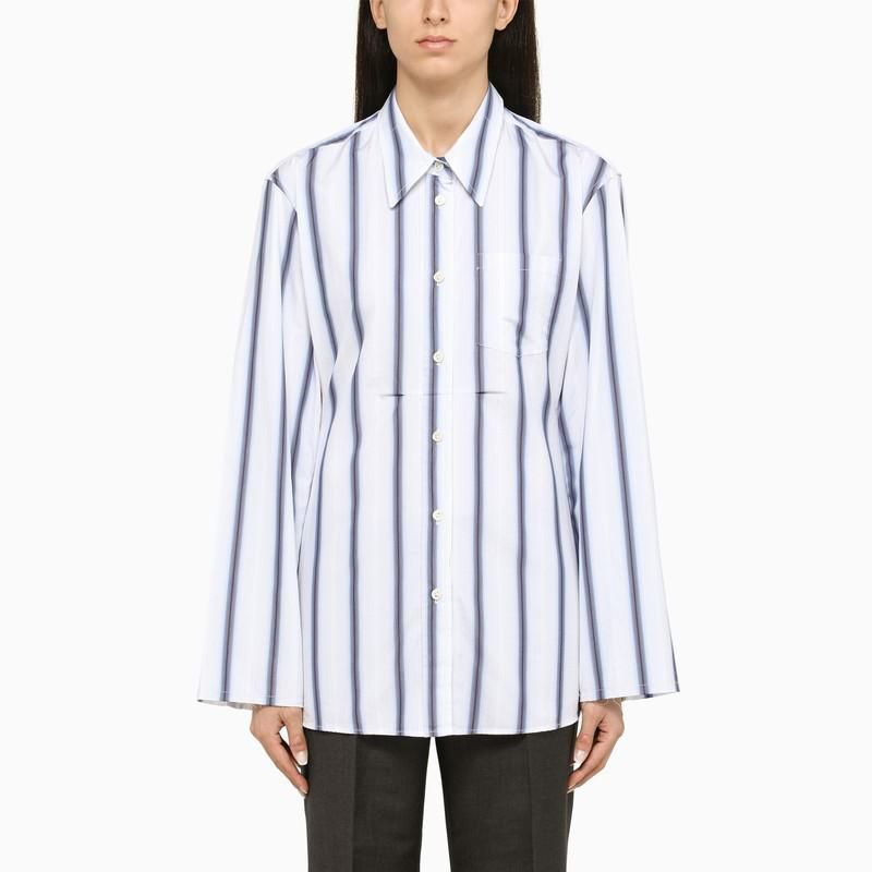 Our Legacy Blue/white striped shirt - Blue | Garmentory