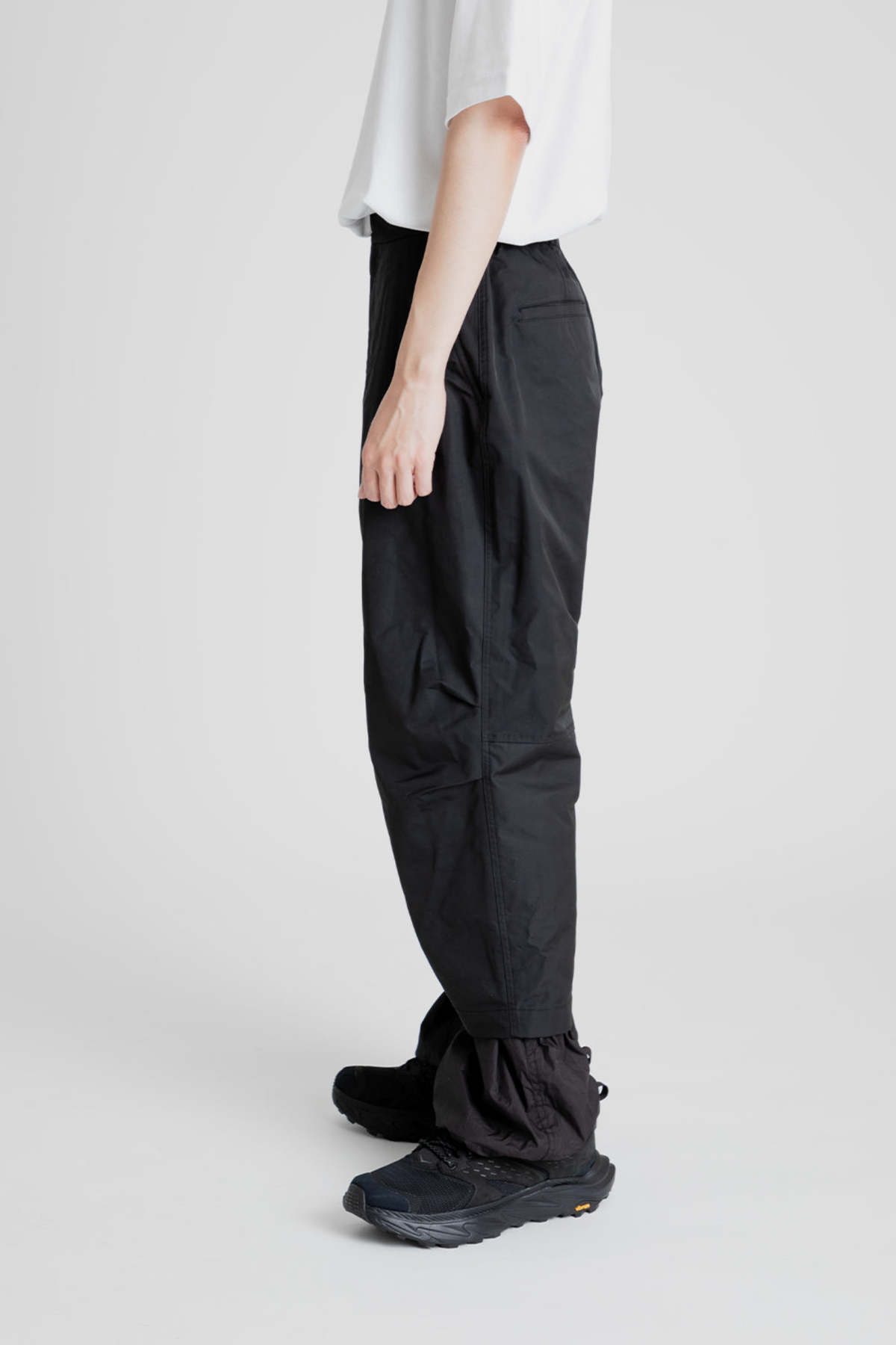 パンツ amomento | DRAWSTRING LAYERED PANTS Nylon-Double-Layered-Pants---
