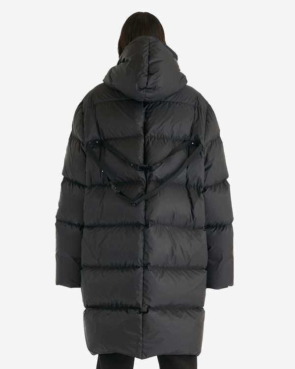 Rick Owens Moncler Gimp Coat - Black | Garmentory