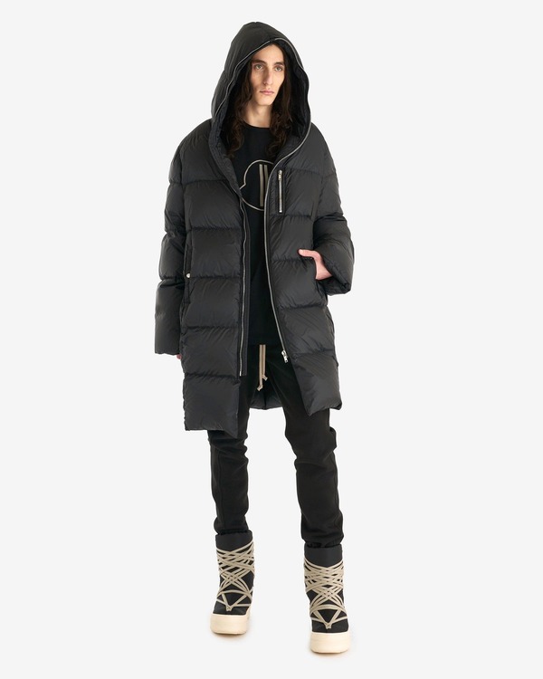 Rick Owens Moncler Gimp Coat - Black | Garmentory