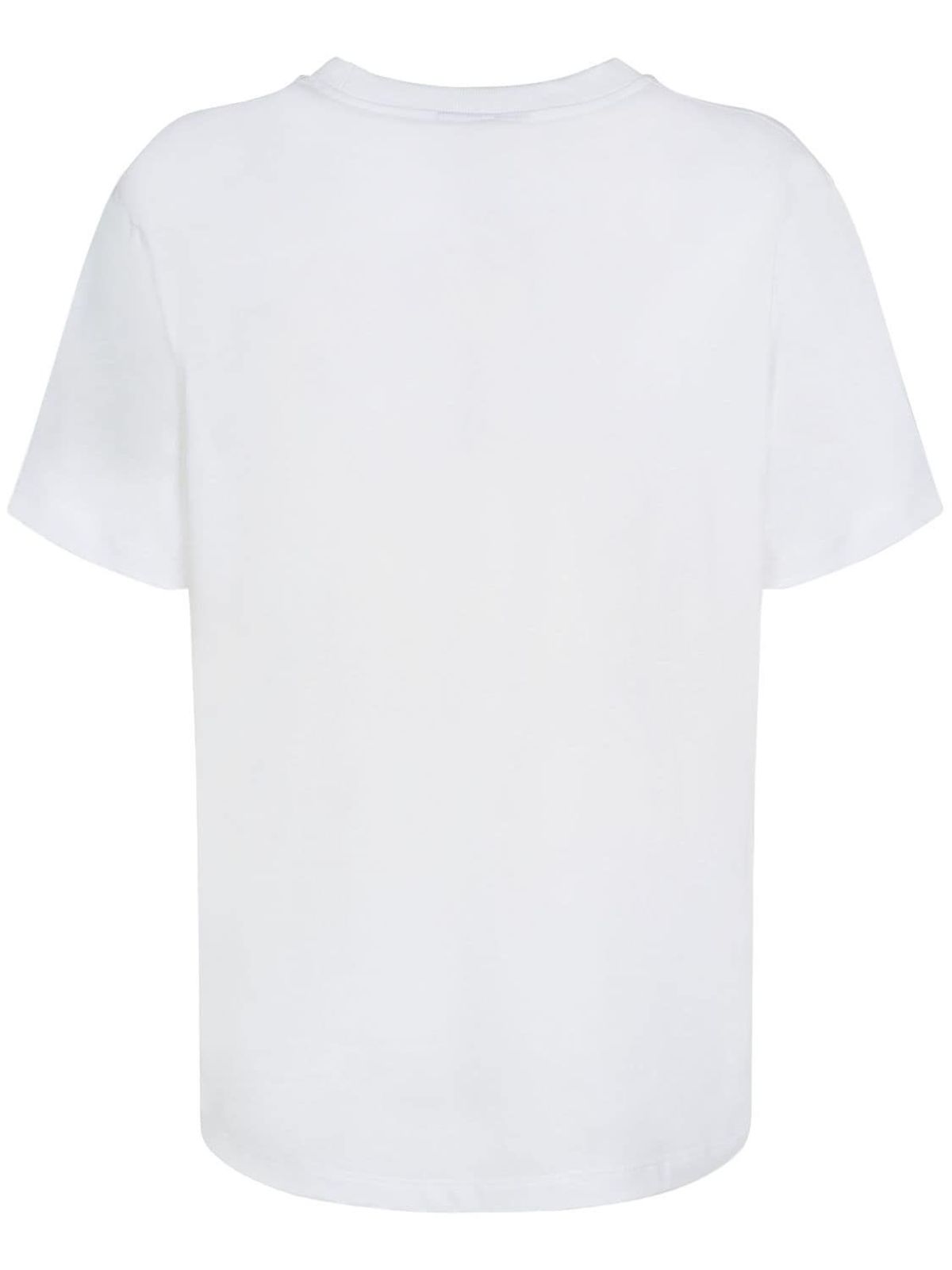 Ganni Strawberry Print Cotton Jersey T shirt - Bright White