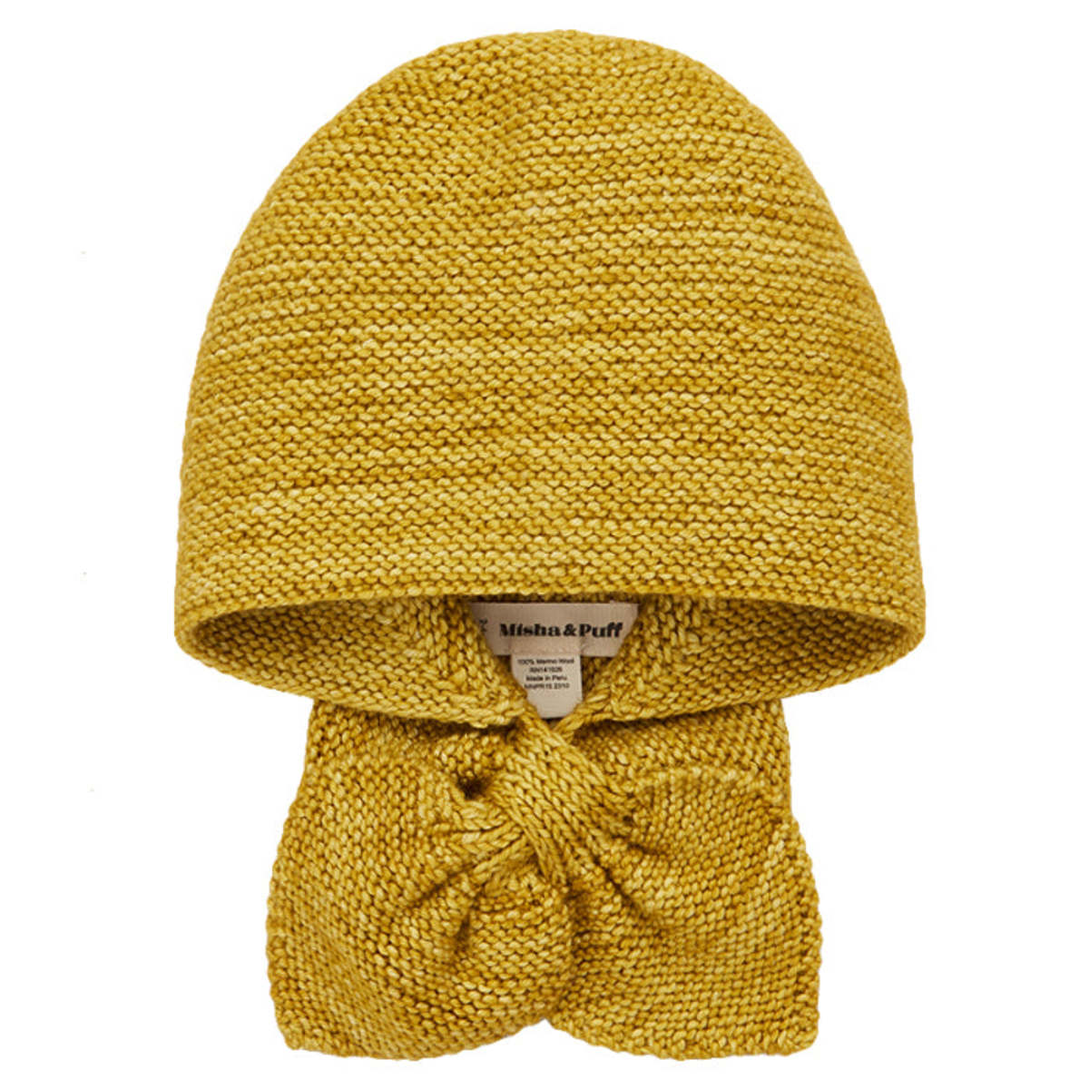 Misha & Puff Child Sledding Hood Citron | Garmentory