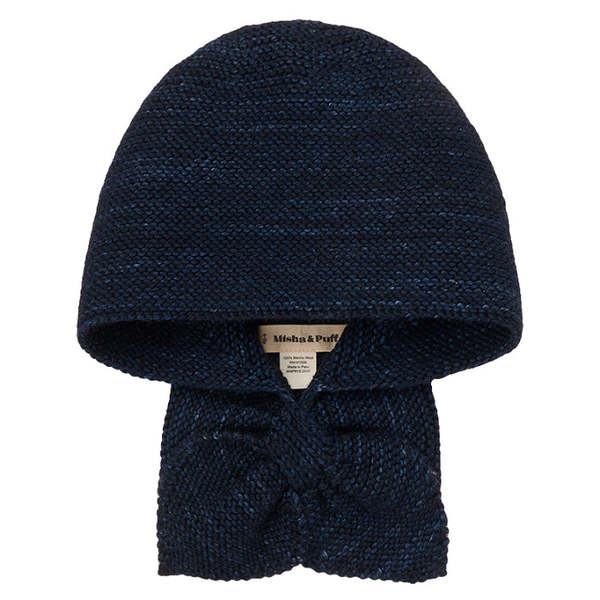 Misha & Puff Child Sledding Hood Ink | Garmentory