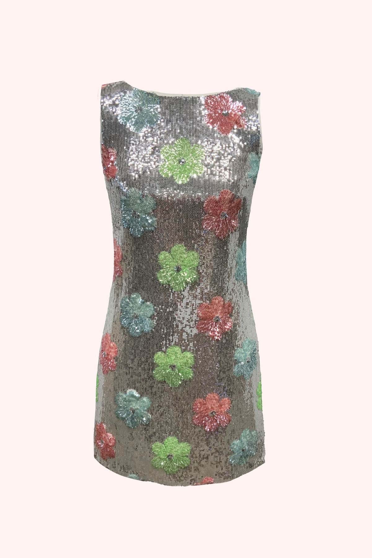 open lace back dress Wear Me Out Dress ~ Rainbow Stripe Sequins – Show Me Your Mumu main image 1