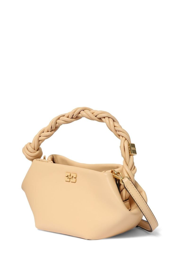 Ganni Mini Bou Top Handle Bag - Buttercream | Garmentory Ganni Mini Bou Top Handle Bag - Buttercream | Garmentory