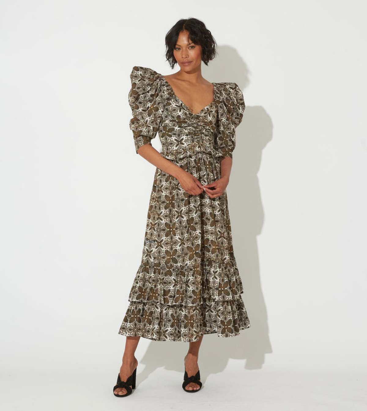 Cleobella Vicenza Midi Dress - Retro Tile | Garmentory